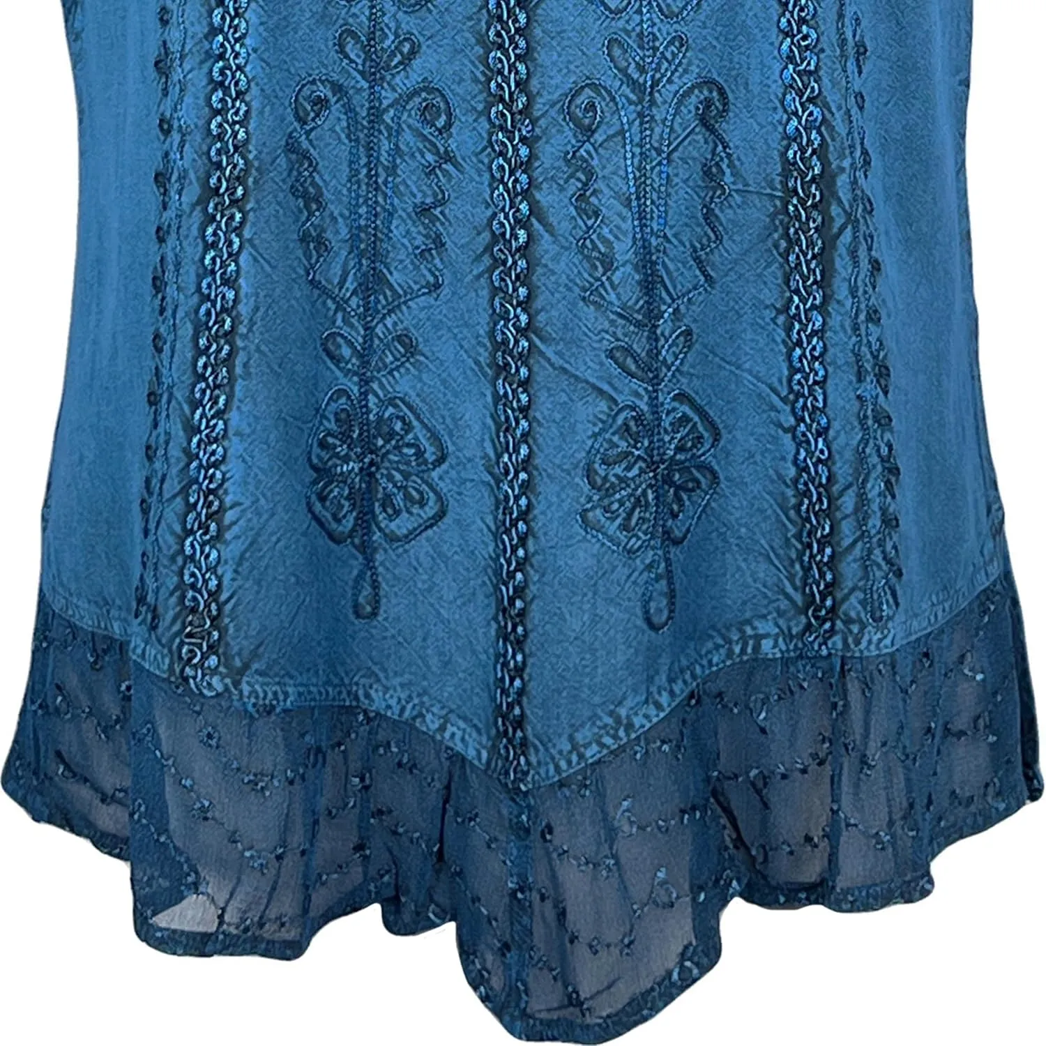 Agan Traders 2025 Summer Sleeveless Embroidered Blouses for Women - Summer Fashion Bohemian Tops - Women's Blouses Tank Tops