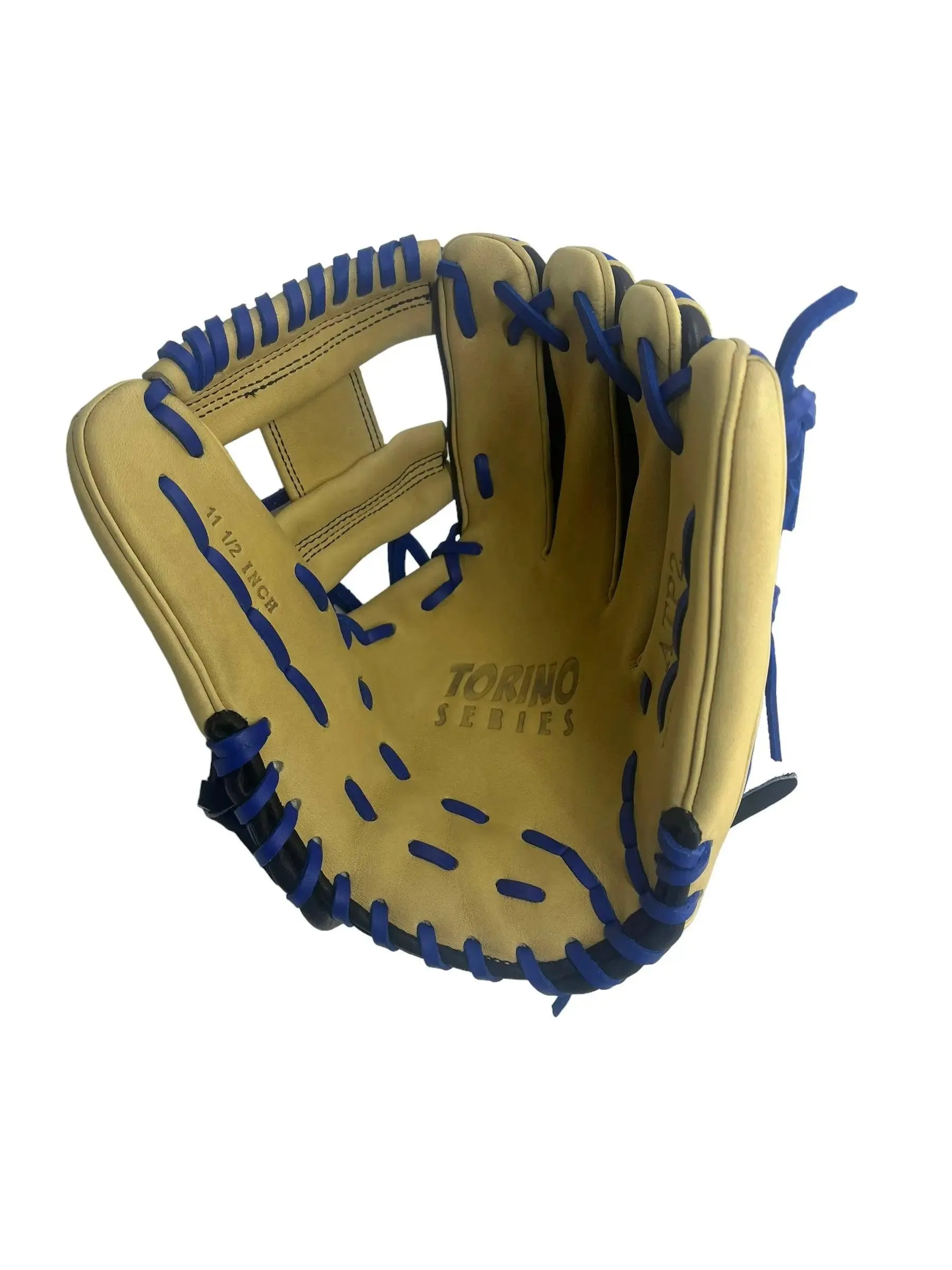 Akadema Torino Series 11.5” Inch Black Blue I Web Infielders Glove