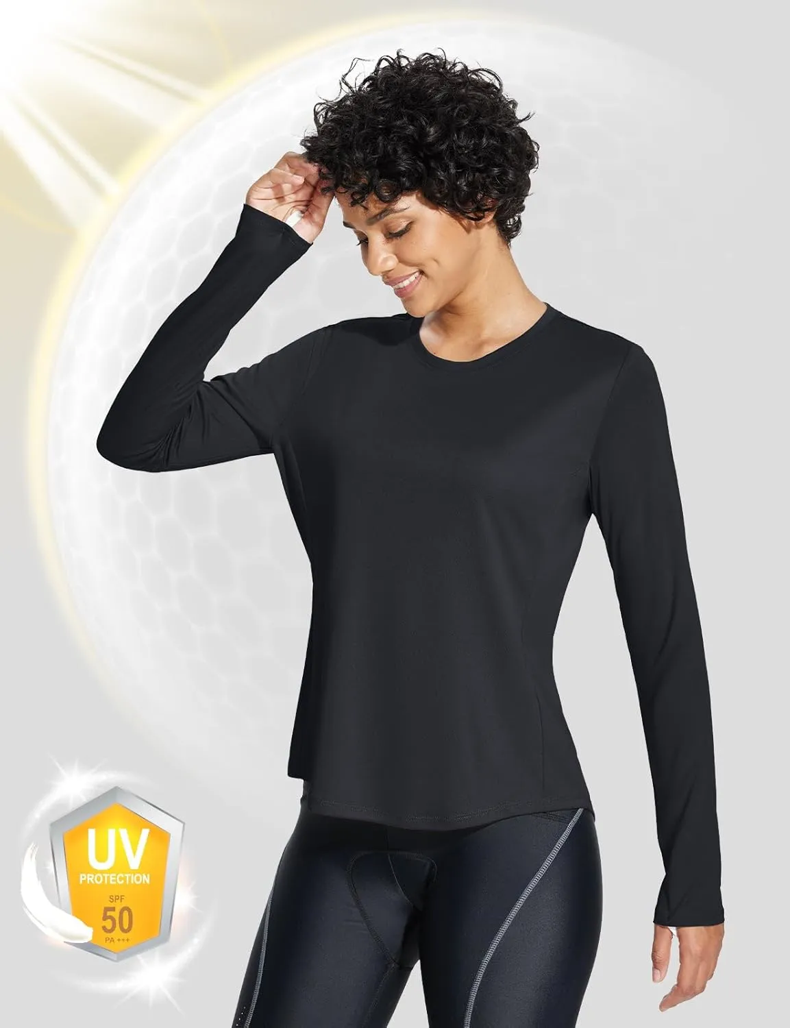 baleaf Women's UPF 50  Sun Shirts UV Protection Long Sleeve SPF Tops Lightweight Quick Dry Outdoor Clothing Pocket