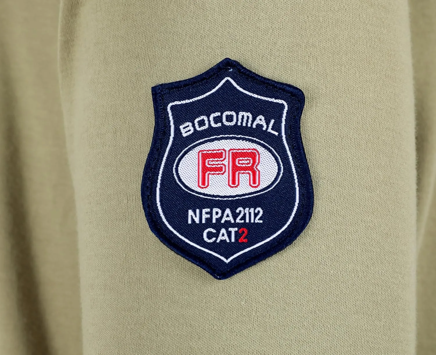 BOCOMAL FR Shirts Henley 7oz Midweight Fire Resistant Clothing NFPA2112 CAT2 Men's Flame Retardant Work Shirt
