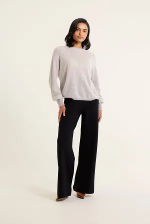 Broadway Cashmere Sweater In Fly Ash