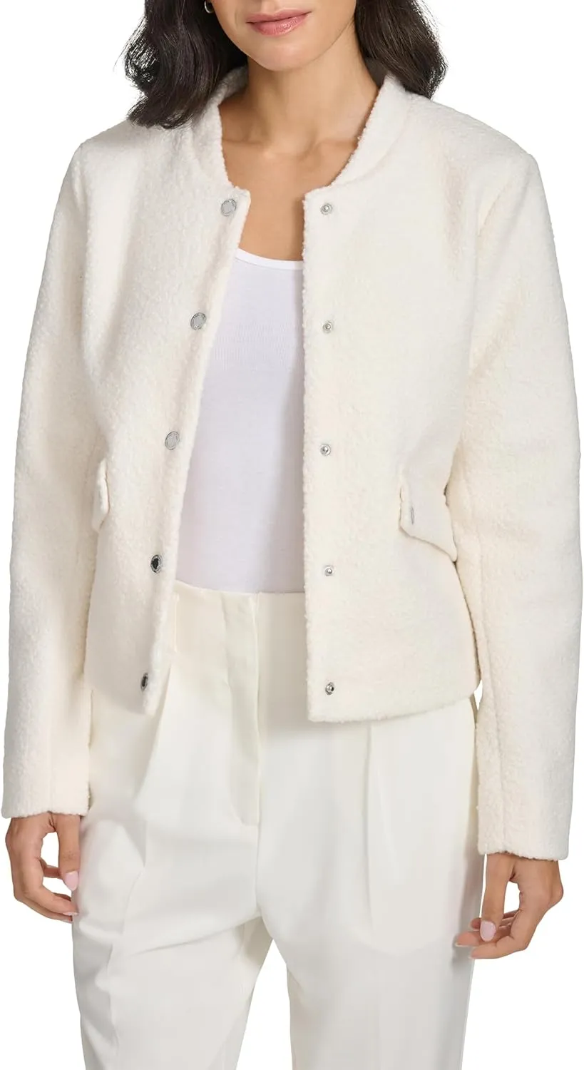 Calvin Klein Women's Snap Button Front Jacket