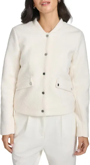 Calvin Klein Women's Snap Button Front Jacket