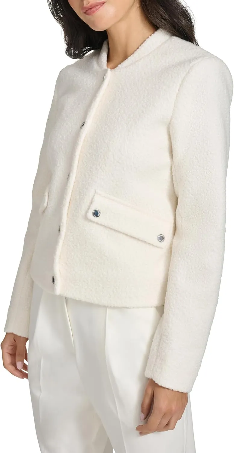 Calvin Klein Women's Snap Button Front Jacket