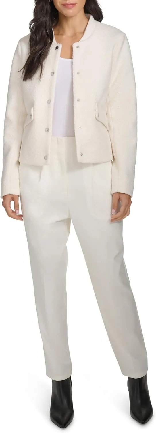 Calvin Klein Women's Snap Button Front Jacket