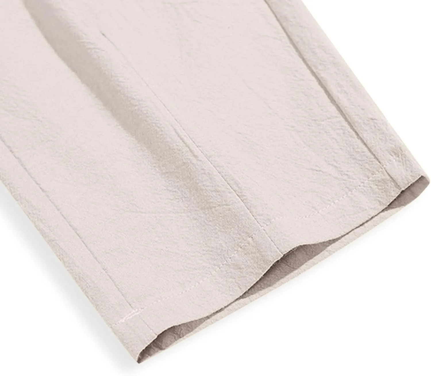Casual Linen Pants for Women 2025 Summer Straight Leg Pant Drawstring High Waist Loose Comfy Cotton Beach Trousers