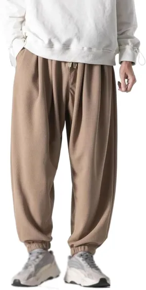 Chinese Style Loose Harem Pants Spring Harajuku Casual Sports Trousers Men Clothing Sweatpants Joggers Male