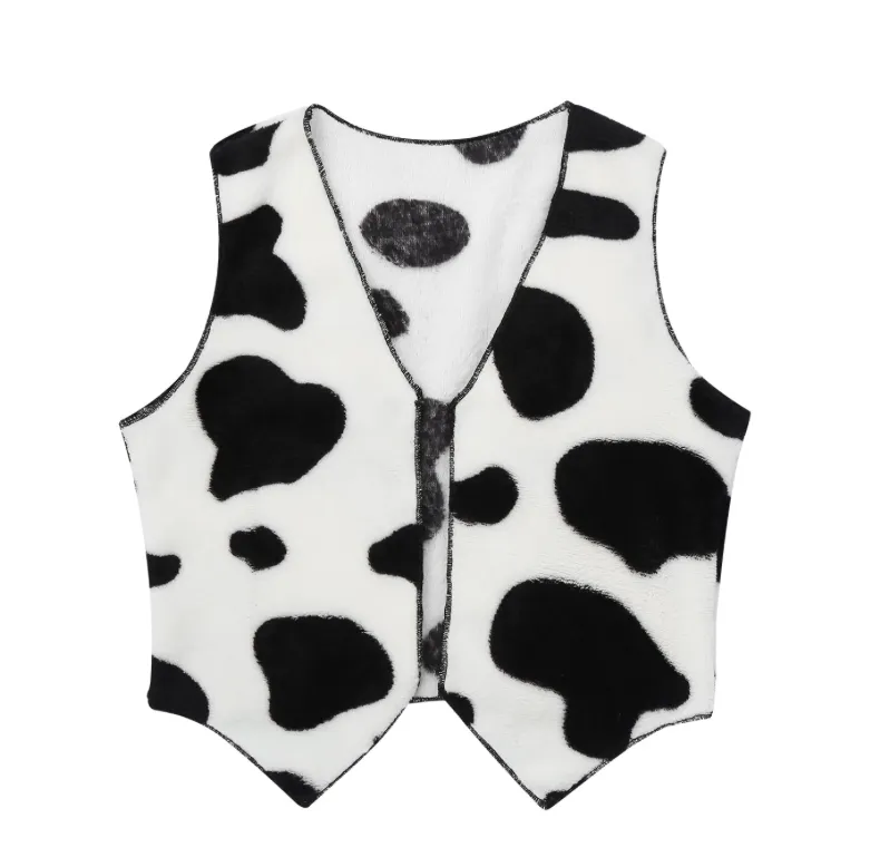 Cow Print Western Vest (Child)