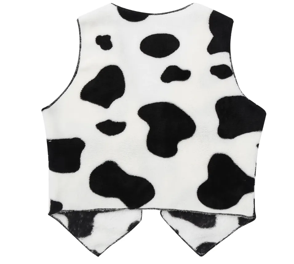 Cow Print Western Vest (Child)