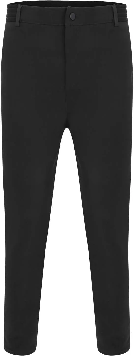 CRNTCEM Mens Slim Fit Suit Pants Casual Golf Pants Tapered Leg Chino Flat Front Dress Trousers Buisness Work Formal Trousers