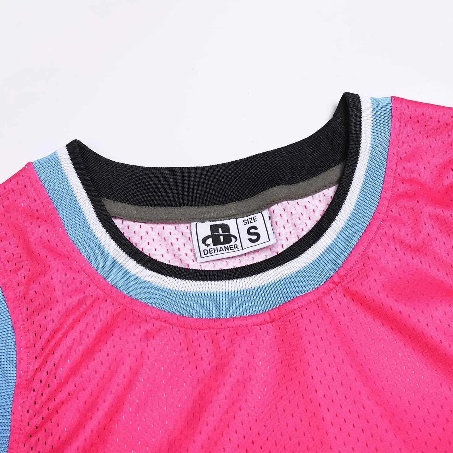 DEHANER Blank Mens Basketball Jersey Mesh Training Practice Athletic Sports Shirts Team Uniforms Fans Outfits Tops
