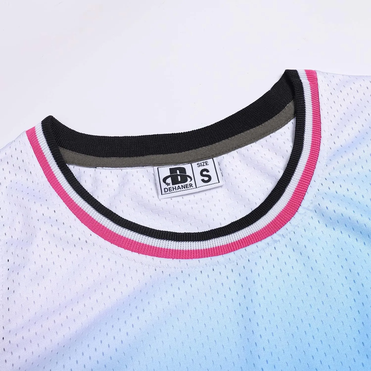 DEHANER Blank Mens Basketball Jersey Mesh Training Practice Athletic Sports Shirts Team Uniforms Fans Outfits Tops