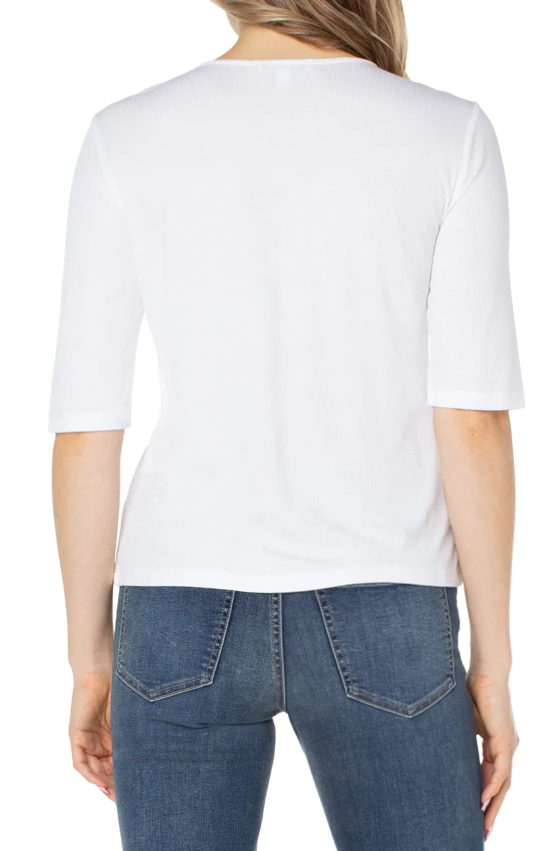 Double Layer V-Neck Top