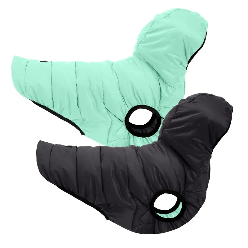 Double Sided Dog Reversible Winter Jacket