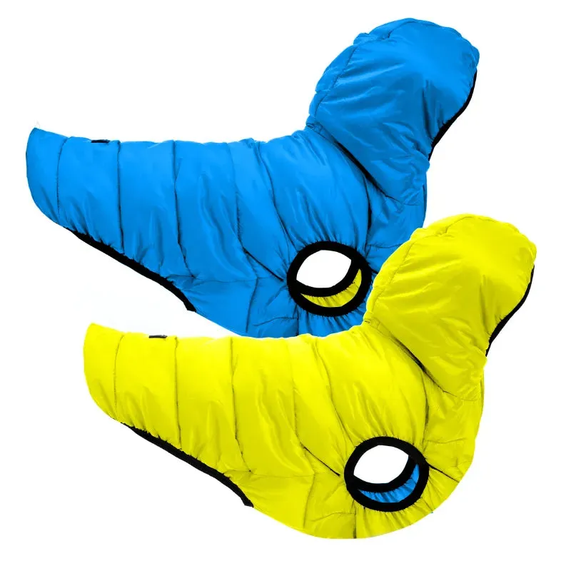 Double Sided Dog Reversible Winter Jacket