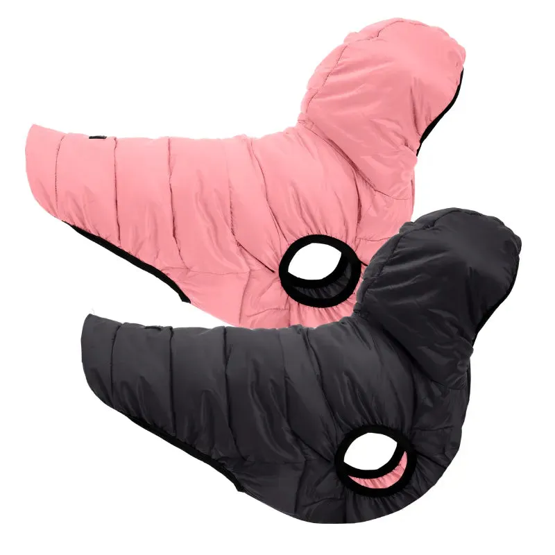 Double Sided Dog Reversible Winter Jacket