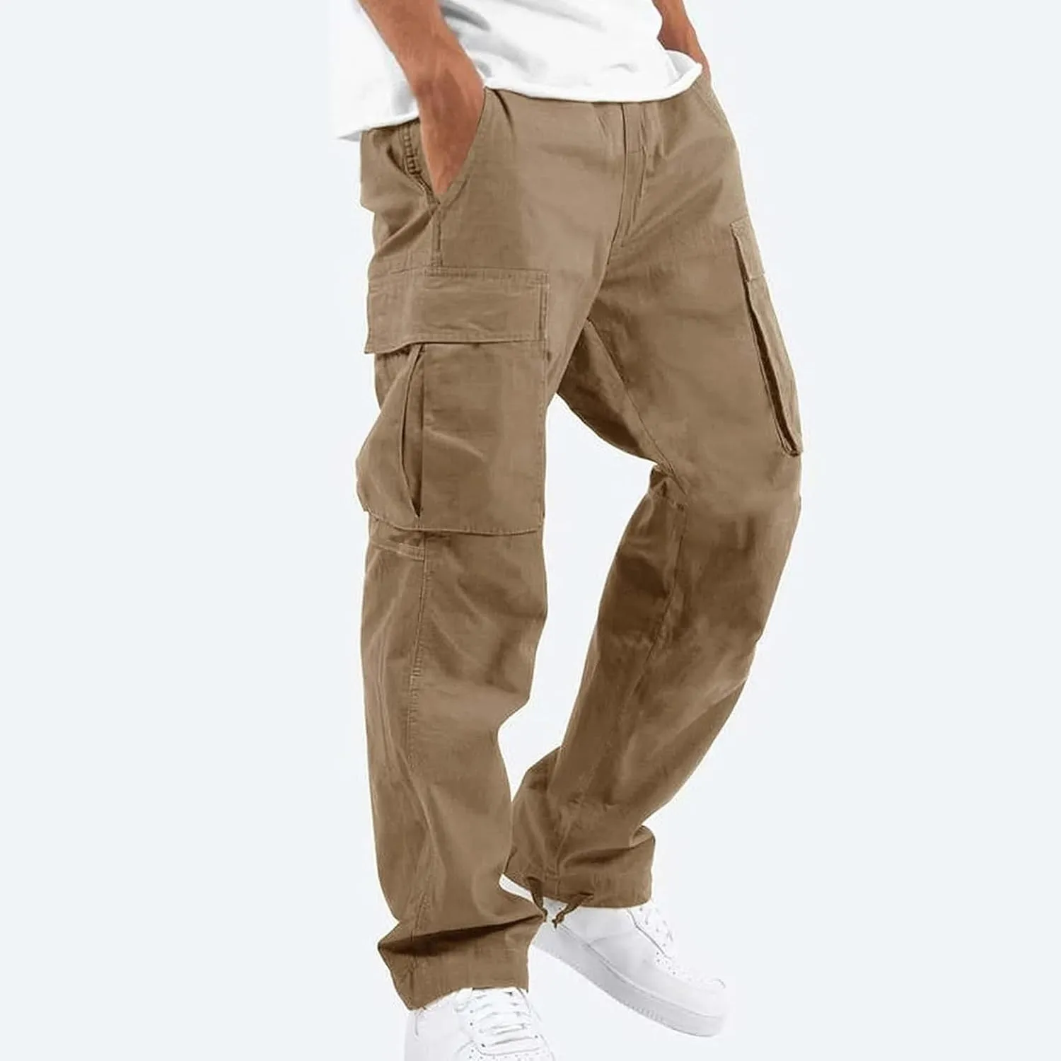 DuDubaby Men's Sports Casual Jogging Trousers Lightweight Hiking Work Pants Outdoor Pant