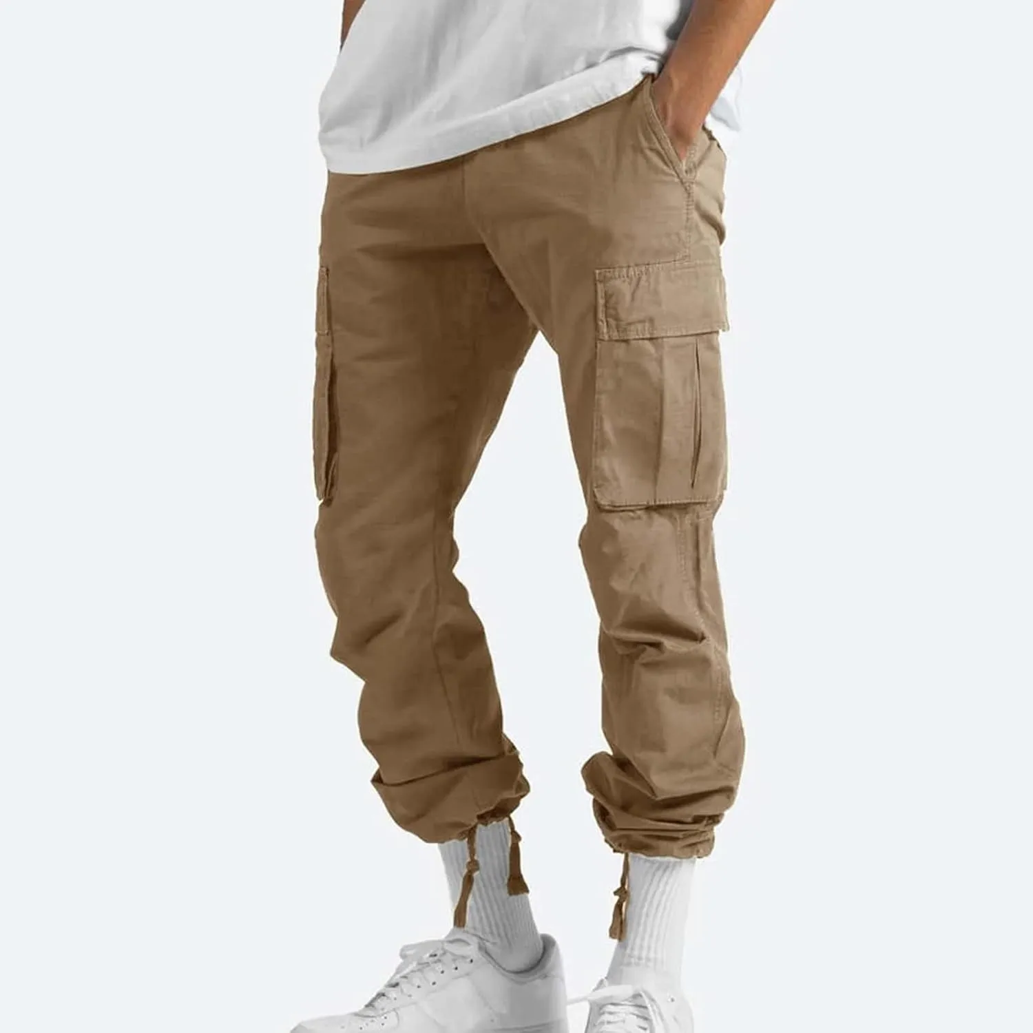 DuDubaby Men's Sports Casual Jogging Trousers Lightweight Hiking Work Pants Outdoor Pant