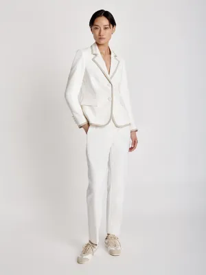 Extended waistband trouser