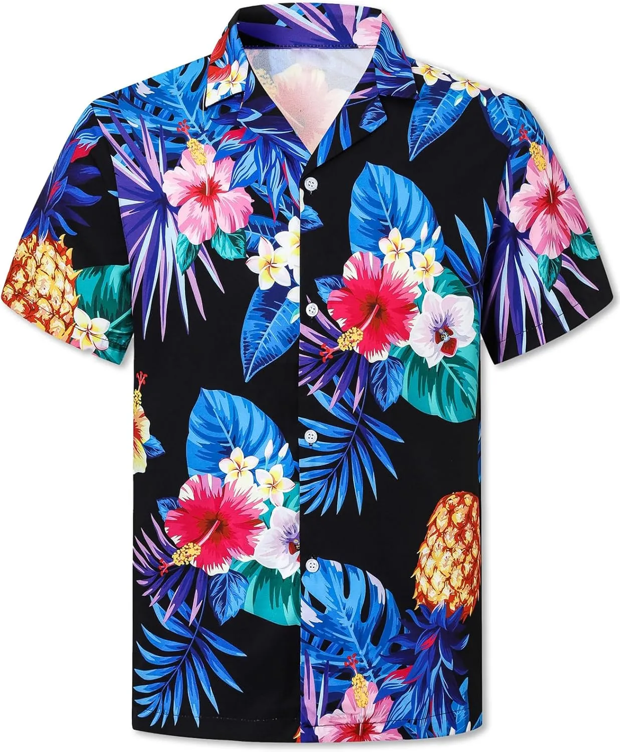 Family Matching Hawaiian Outfits, Dad and Son Beach Vacation Shirts Mommy Daughter Dress, 2T - X-Large