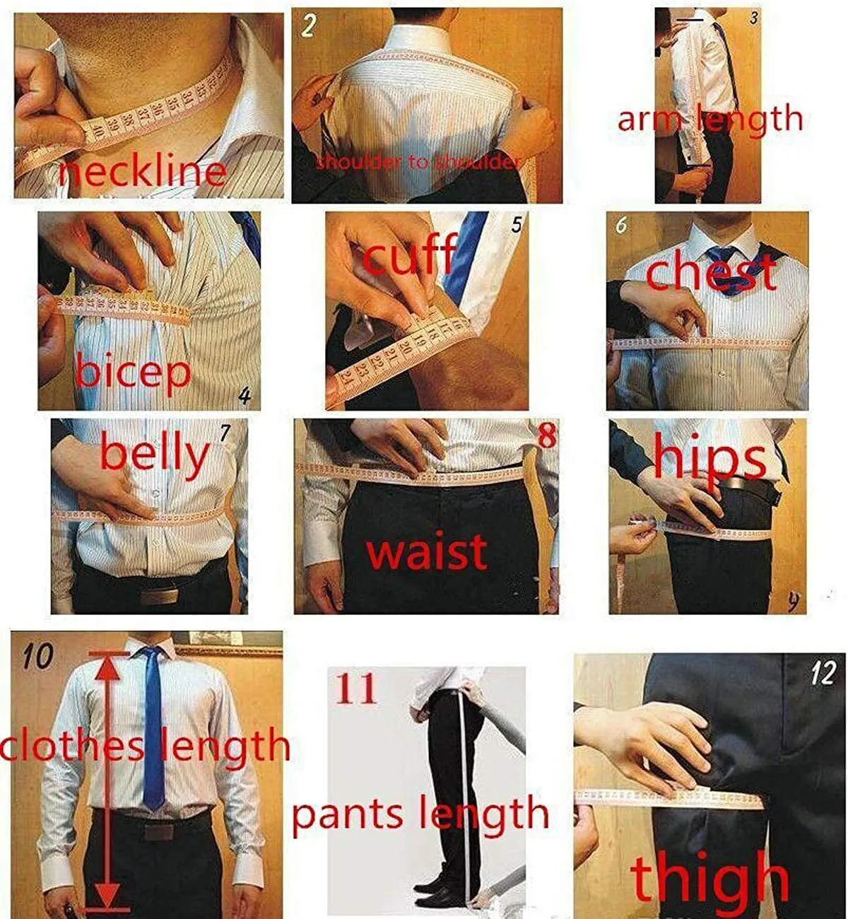 GATMSTZ Men's Notch Lapel 3 Pieces Wedding Suit Big and Tall Tuxedo Vest Pants