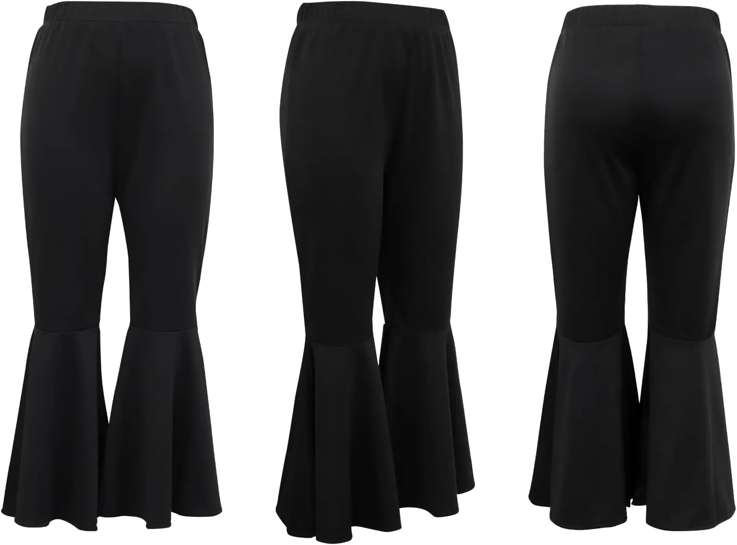 GUOLEZEEV Womens Cropped Pants Elastic Waist Pull On Capris Pants Casual Basic Capri 2024 Summer Pants