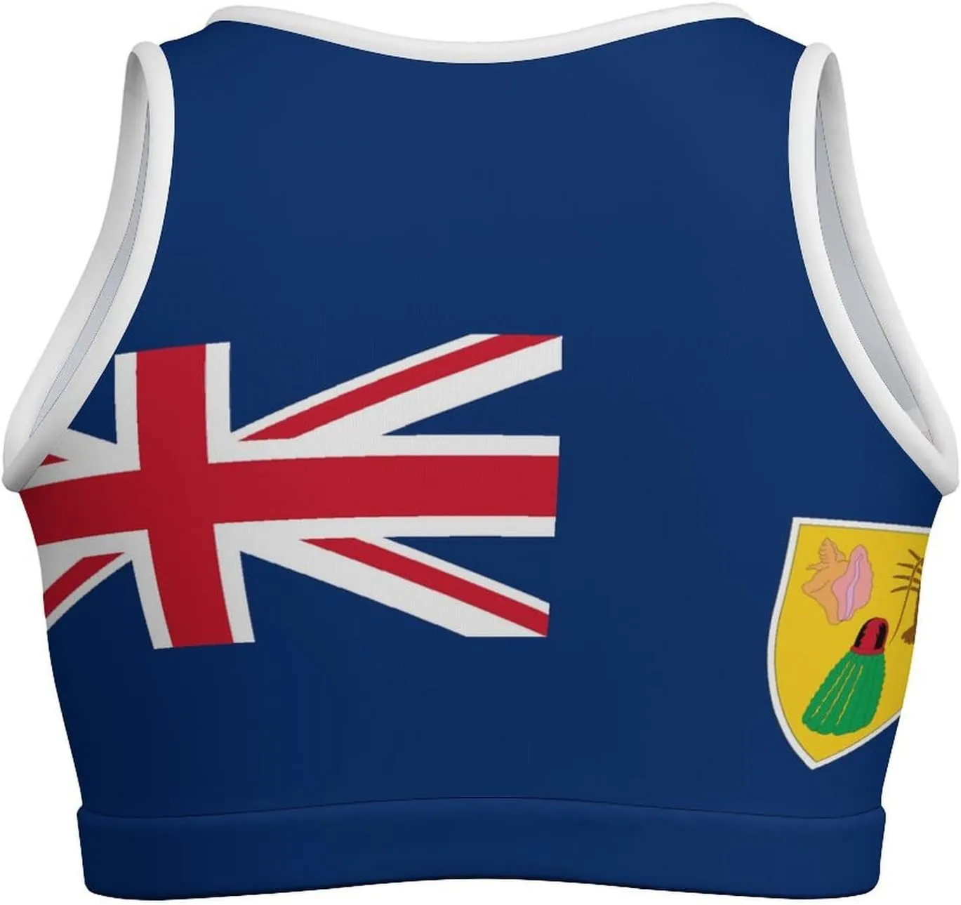 Haiti Flag Crop Tops for Women Workout Cropped Tank Top Soft Camisole Yoga Shirts Athletic Undershirts