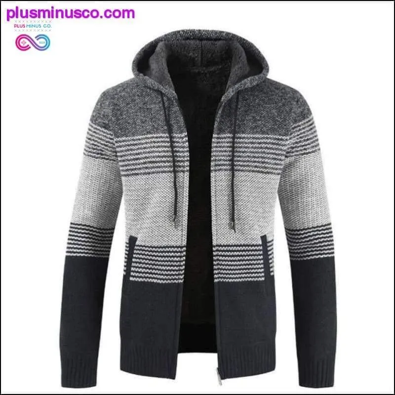 Hemiks 2020 Men's Causal Jacket Winter Hooded Weatshirts