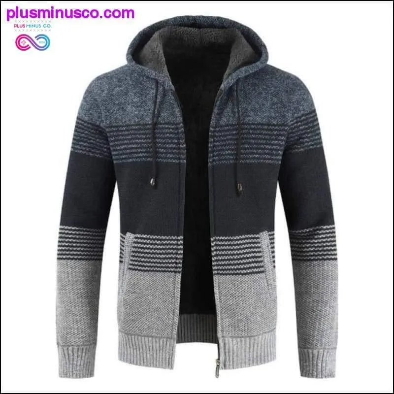 Hemiks 2020 Men's Causal Jacket Winter Hooded Weatshirts