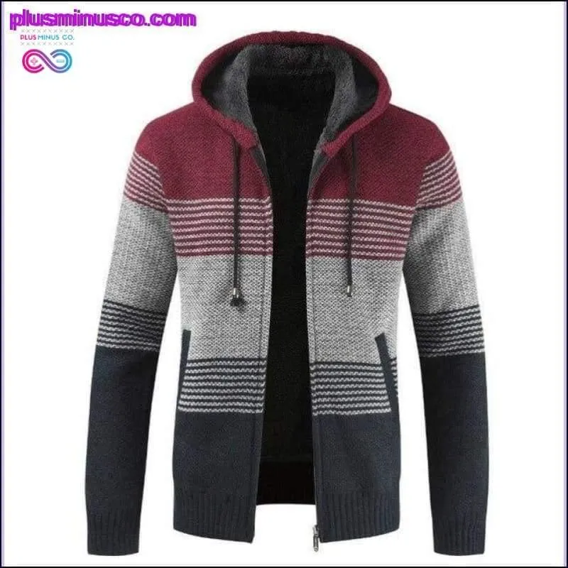 Hemiks 2020 Men's Causal Jacket Winter Hooded Weatshirts