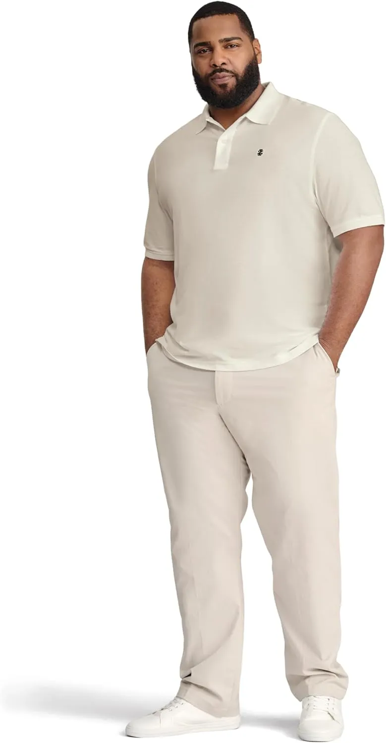 IZOD Men's Big and Tall Advantage Performance Short Sleeve Polo Shirt