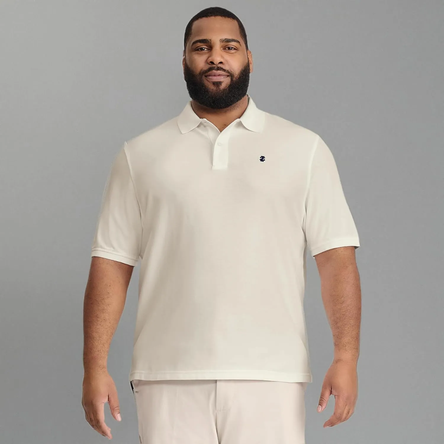 IZOD Men's Big and Tall Advantage Performance Short Sleeve Polo Shirt