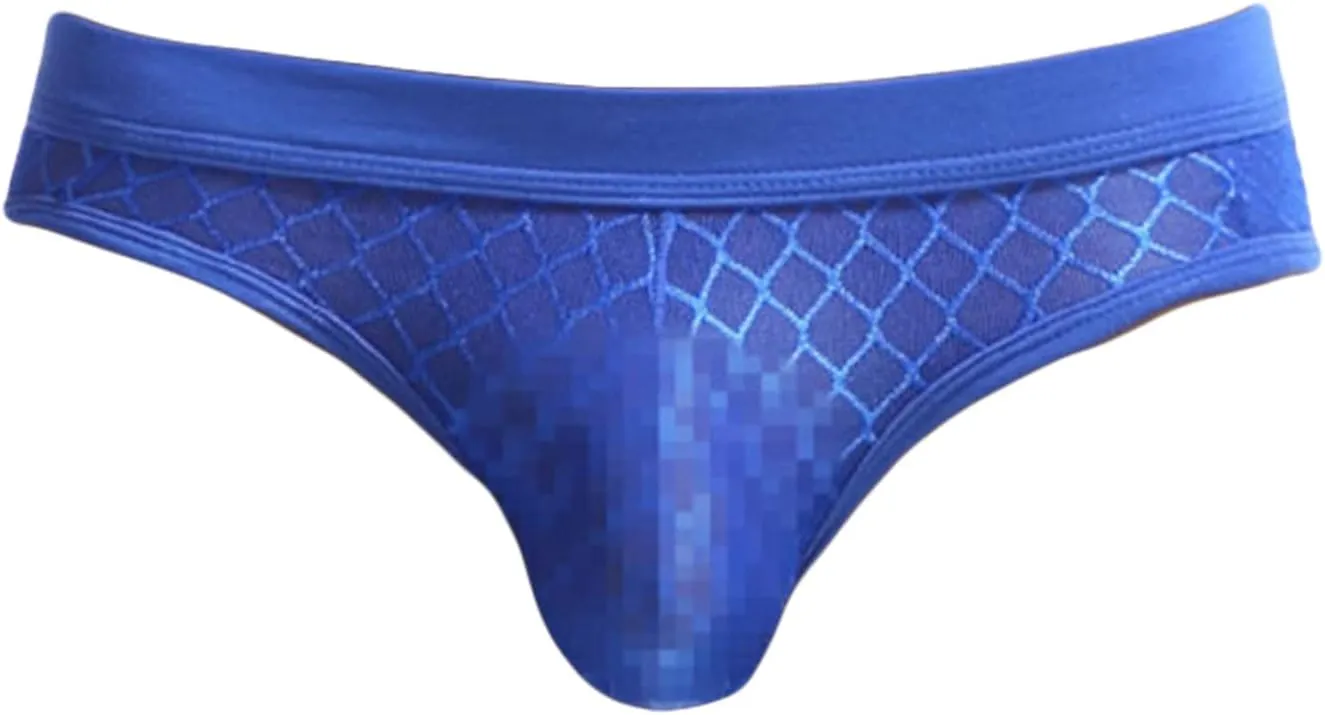 JEShifangjiusu Men Briefs Sexy Underwear Solid Low Rise Bikini Underpants Bulge Pouch Bikini Trunks U Convex Briefs