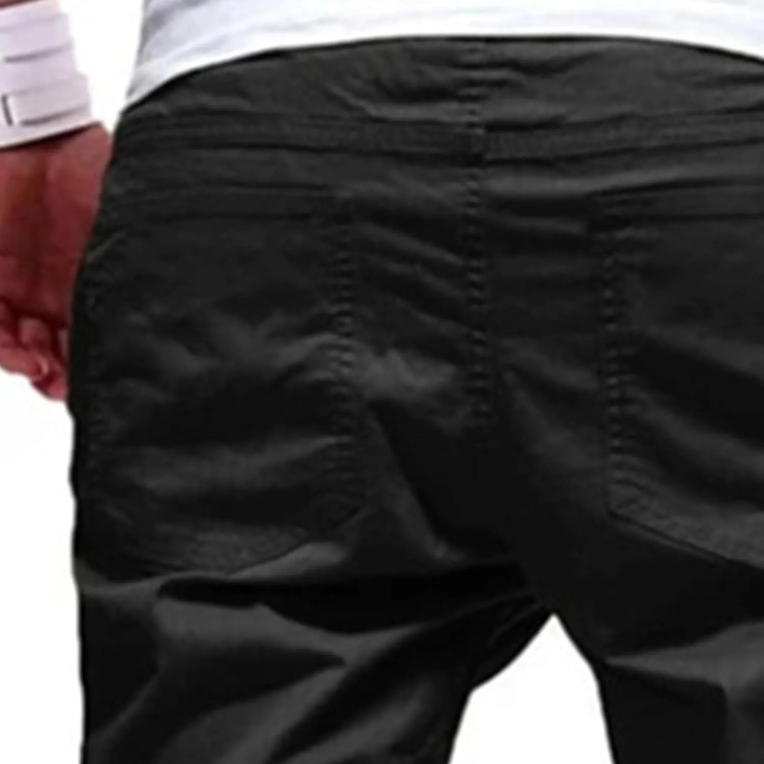 JEShifangjiusu Mens Pants Cargo Joggers Sweatpants Casual Drawstring Beach Outdoor Pant Slim Fit Chino Trousers With Pockets