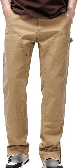JEShifangjiusu Mens Pants Cargo Joggers Sweatpants Cotton Elastic Waist Trousers Casual Slim Fit Chino Trousers With Pockets