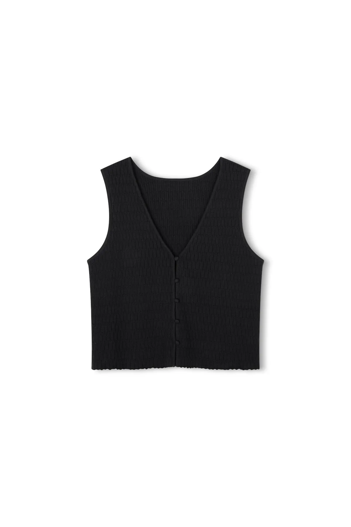 Jude Reversible Vest - Black