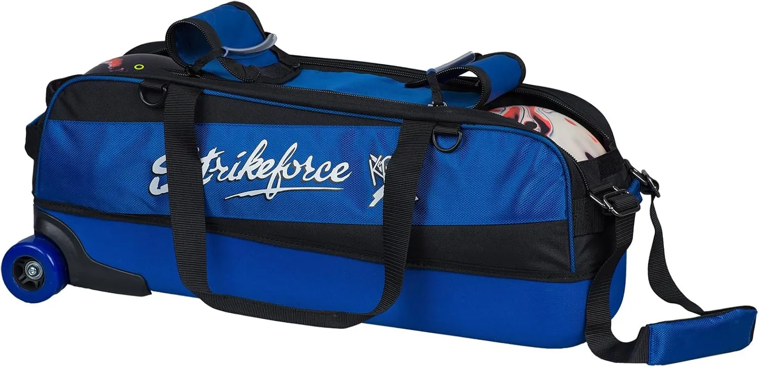 KR Strikeforce Slim Triple Rollers Bowling Bag is Lightweight and Designed for Airline Travels