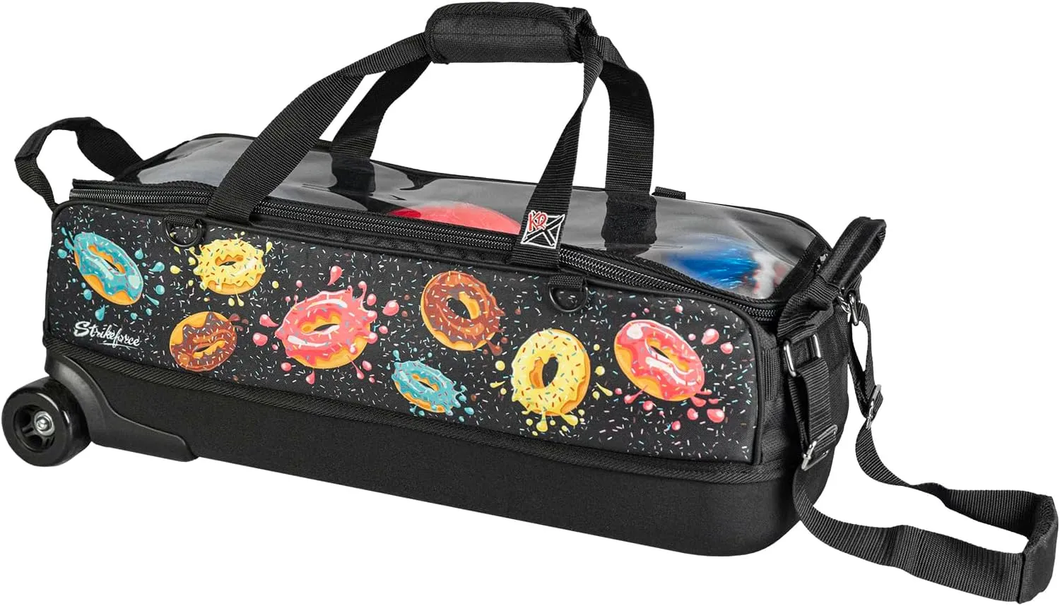 KR Strikeforce Slim Triple Rollers Bowling Bag is Lightweight and Designed for Airline Travels