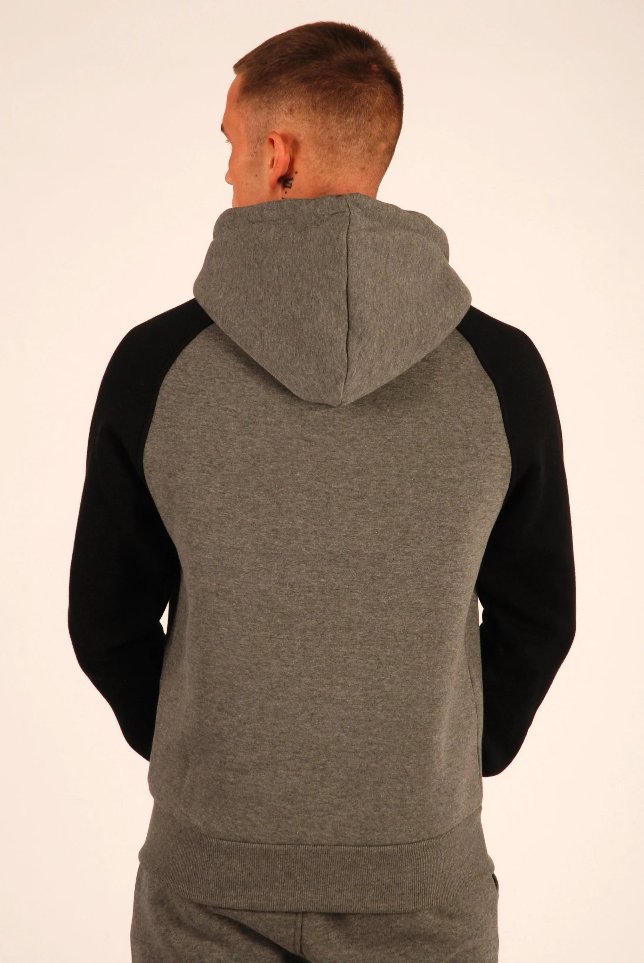 KRONK Detroit Zip Hoodie Regular Fit Charcoal Melange