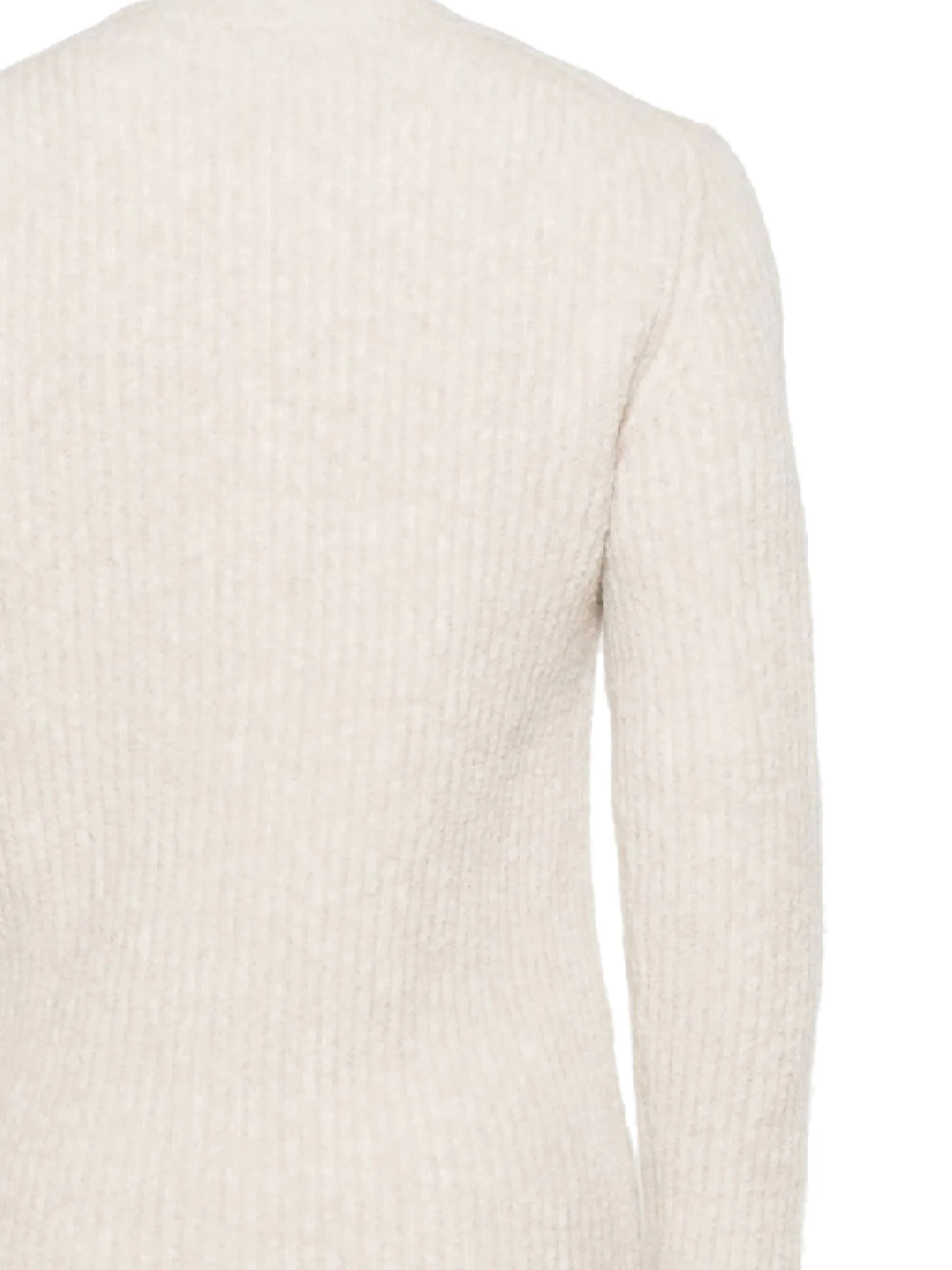 Light Beige Fisherman's Knit Sweater