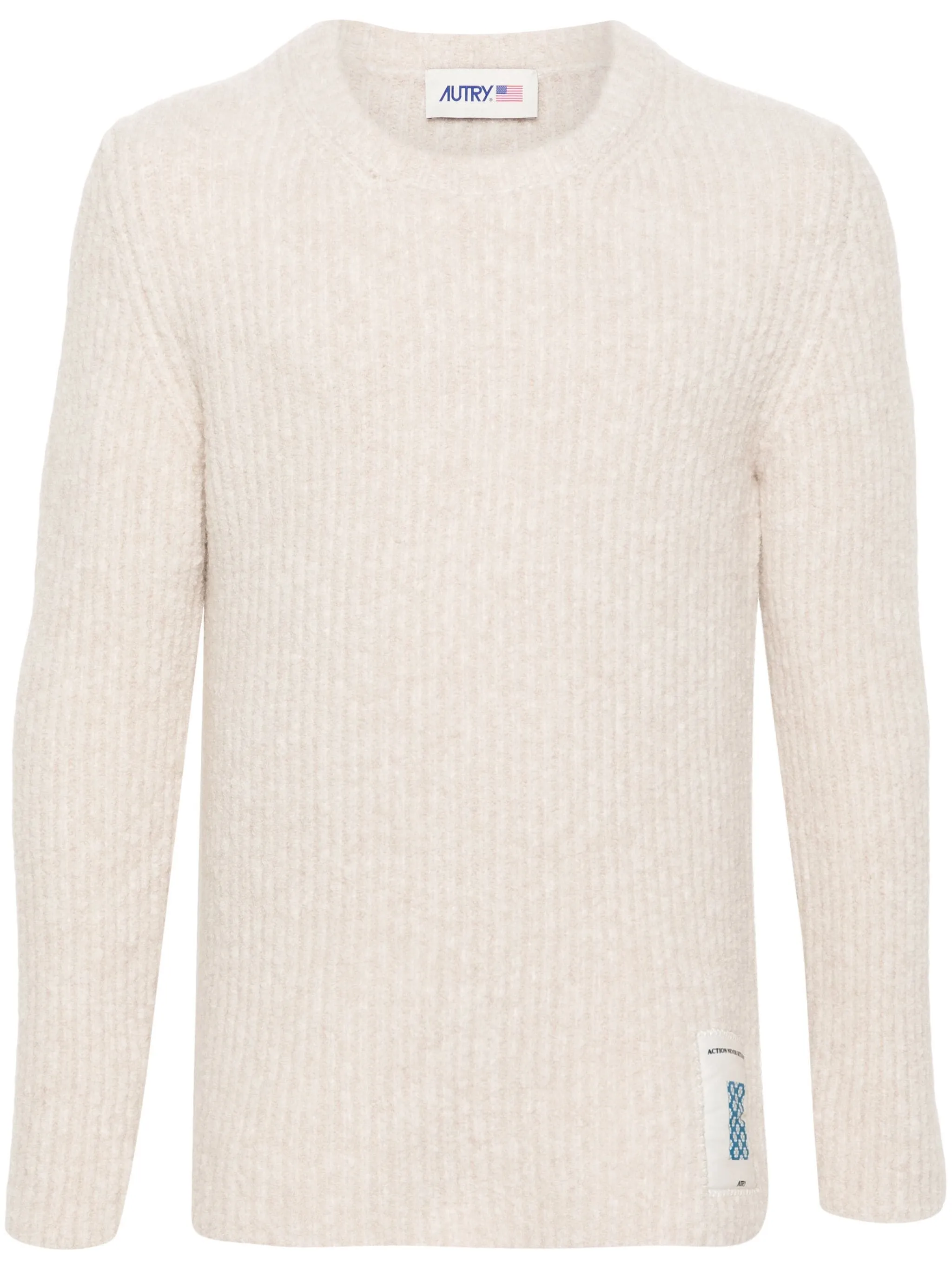 Light Beige Fisherman's Knit Sweater