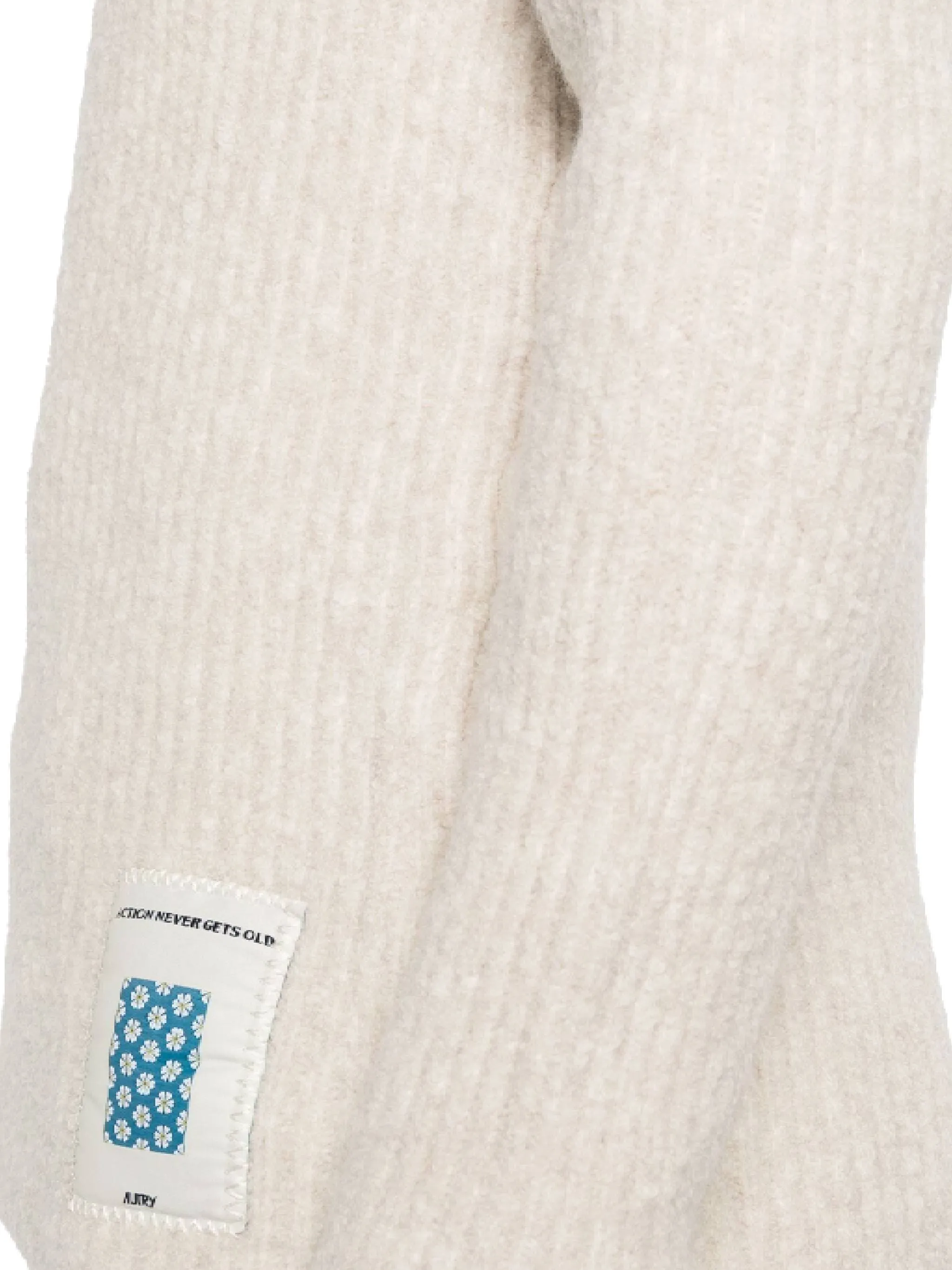 Light Beige Fisherman's Knit Sweater