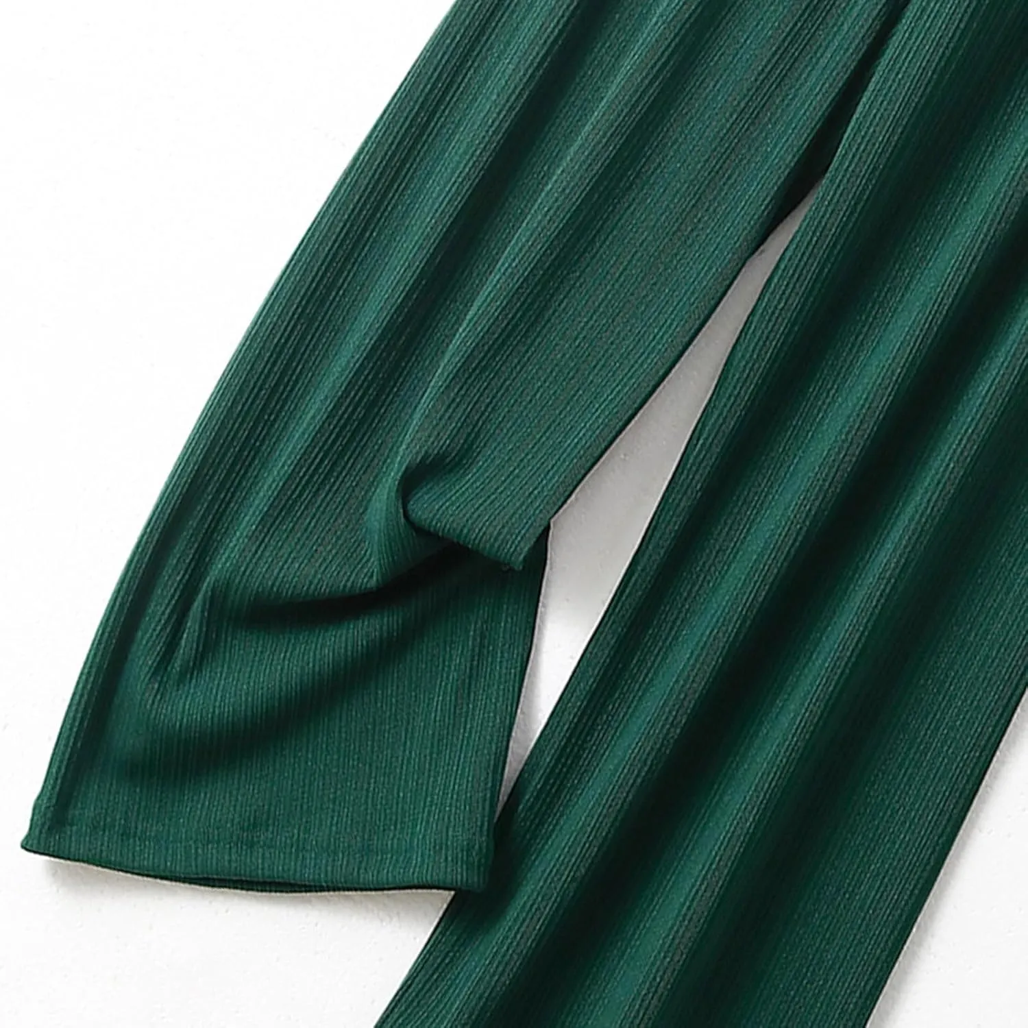 Linen Pants Women Wide Leg High Waist Adjustable Knot Summer Dressy Casual Drawstring Trousers Flowy Palazzo Pants