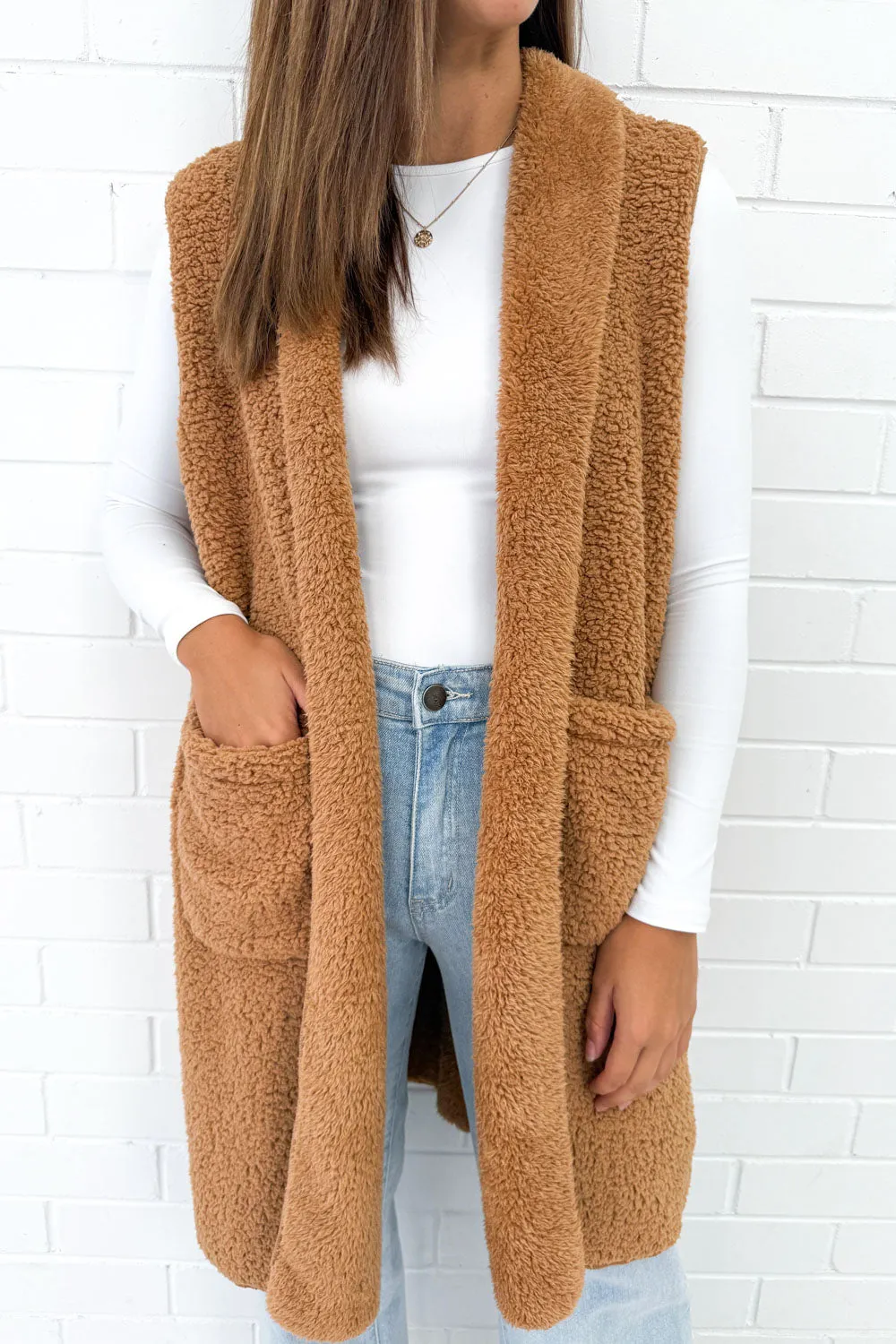 Long Teddy Vest