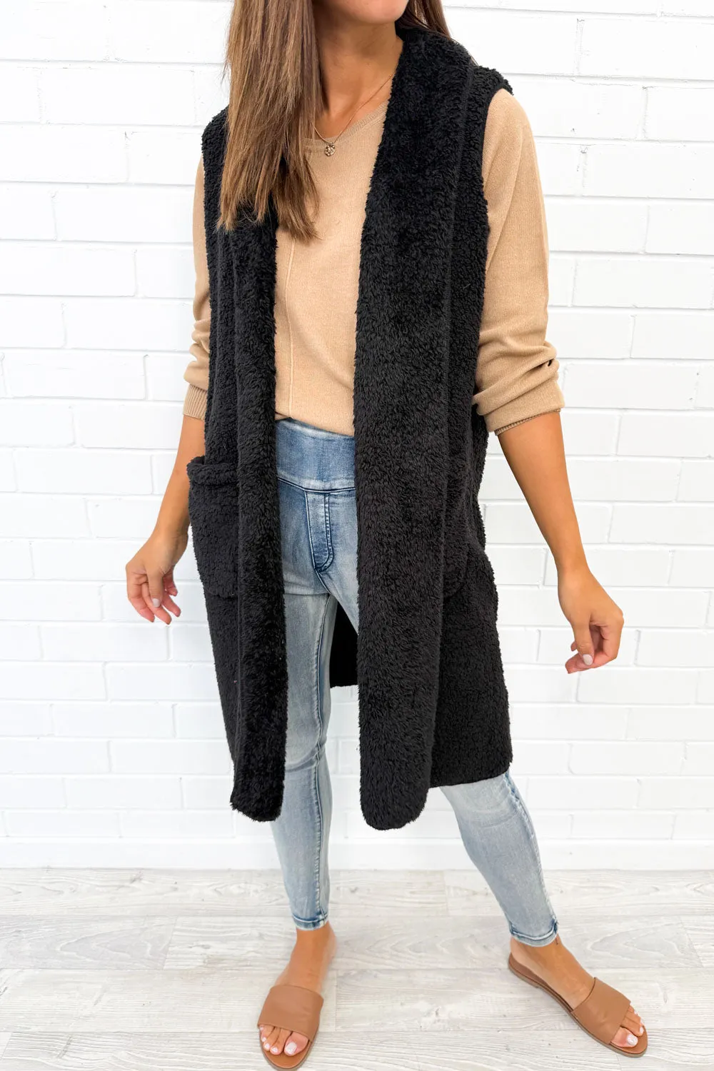 Long Teddy Vest
