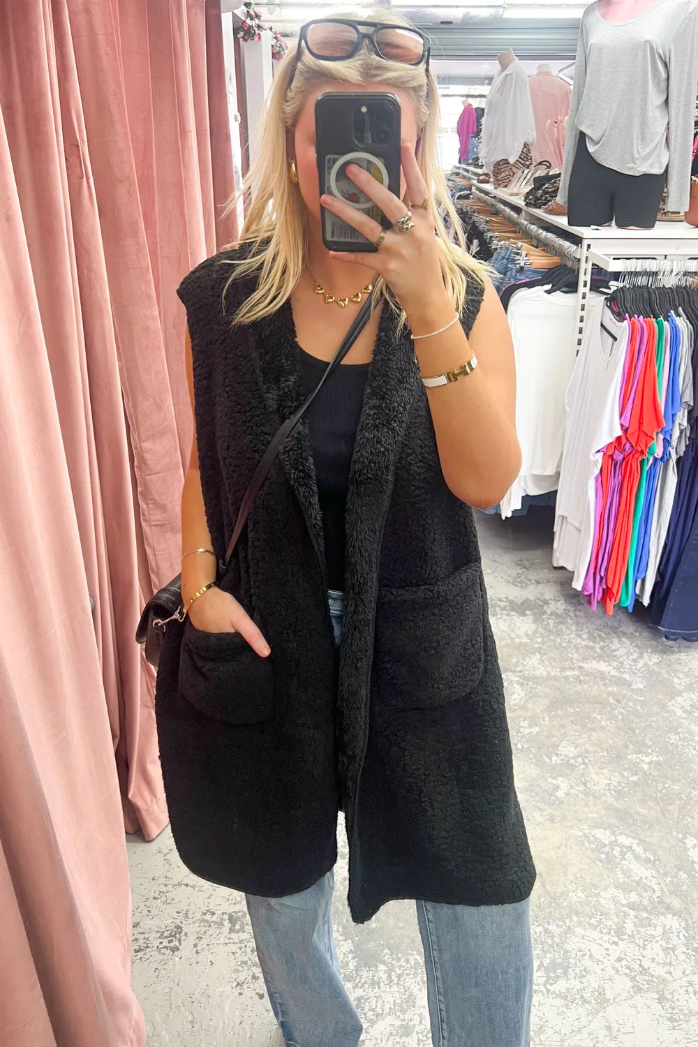 Long Teddy Vest