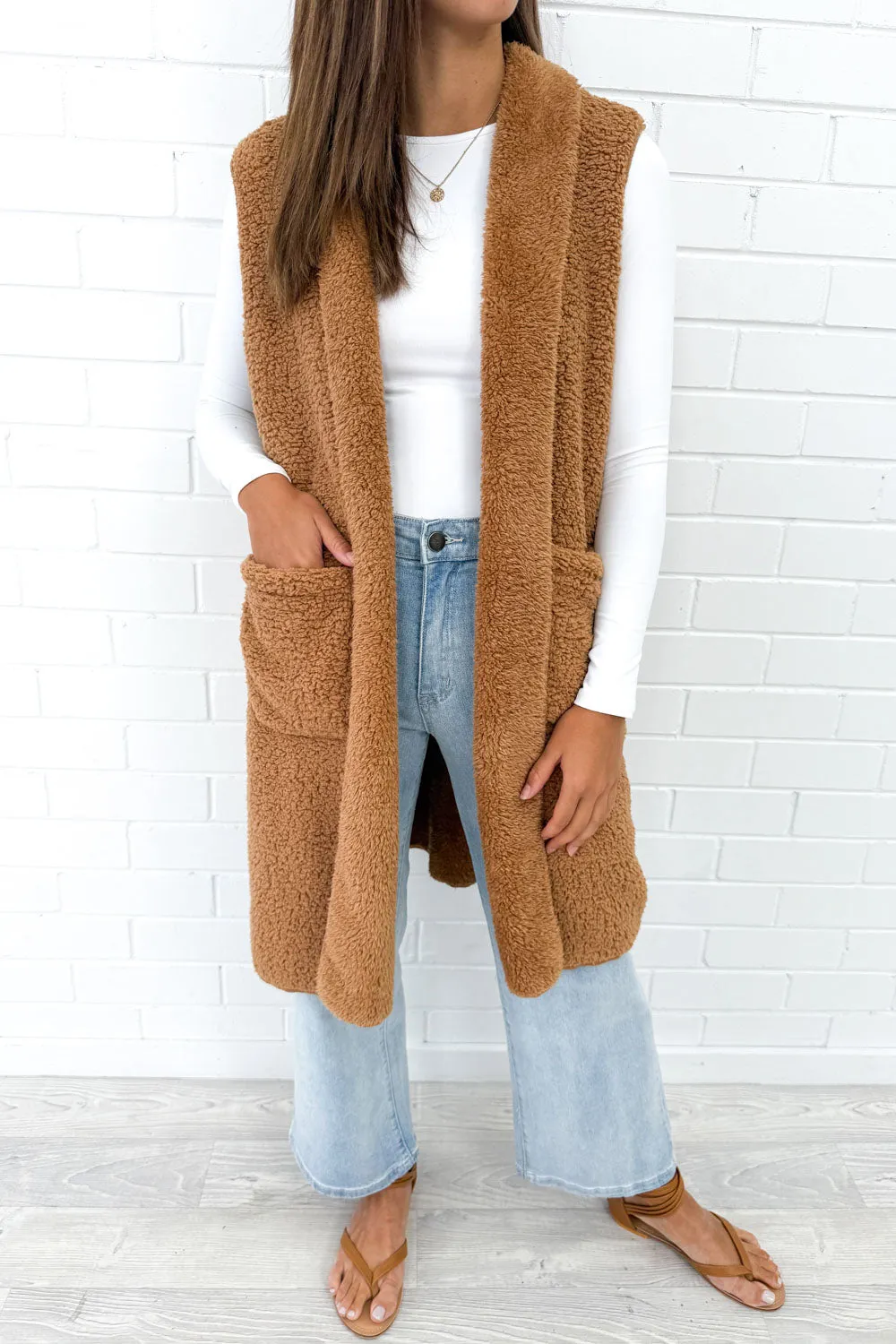 Long Teddy Vest