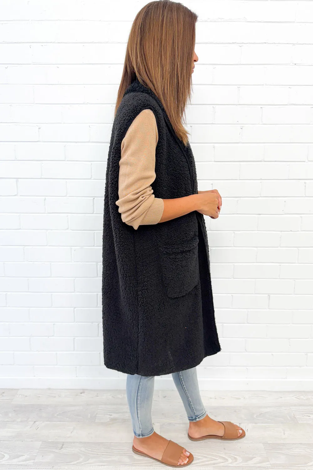Long Teddy Vest