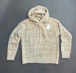 Longo - Woven Hoodie in Green & Orange(Small)