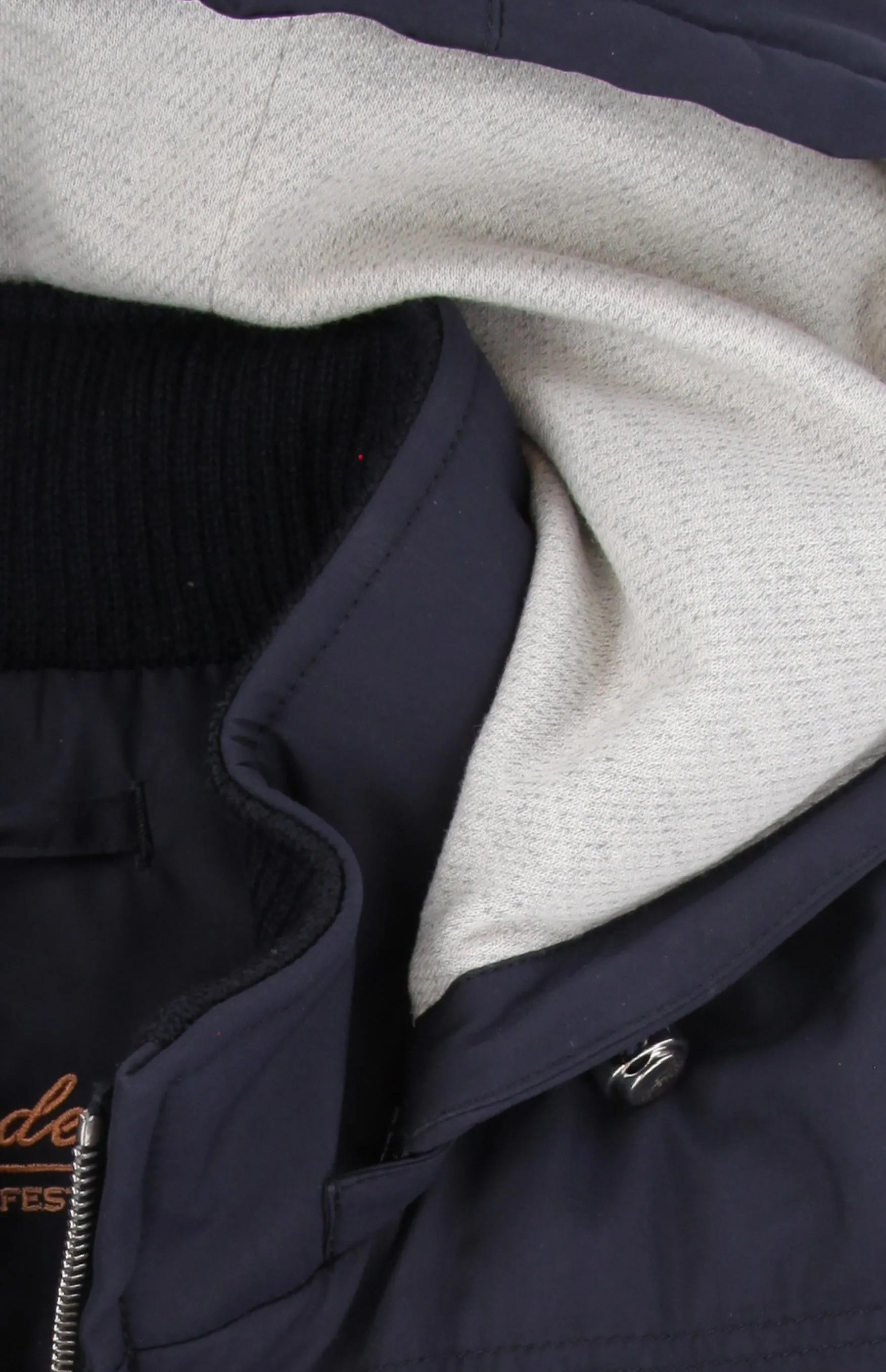 Mandelli Navy Blue Jacket Vest